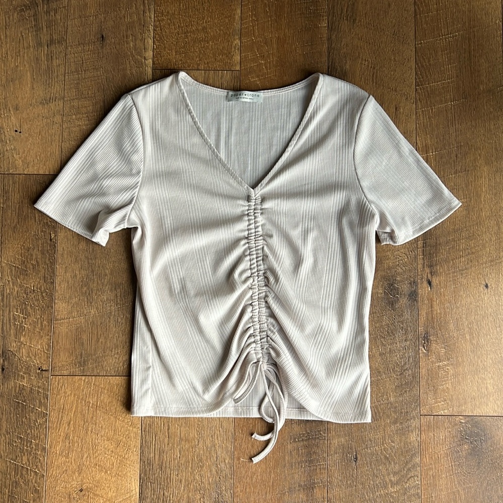 Women’s Paper Crane V Neck Blouse